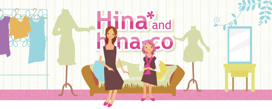 Hina and hinaco イラスト